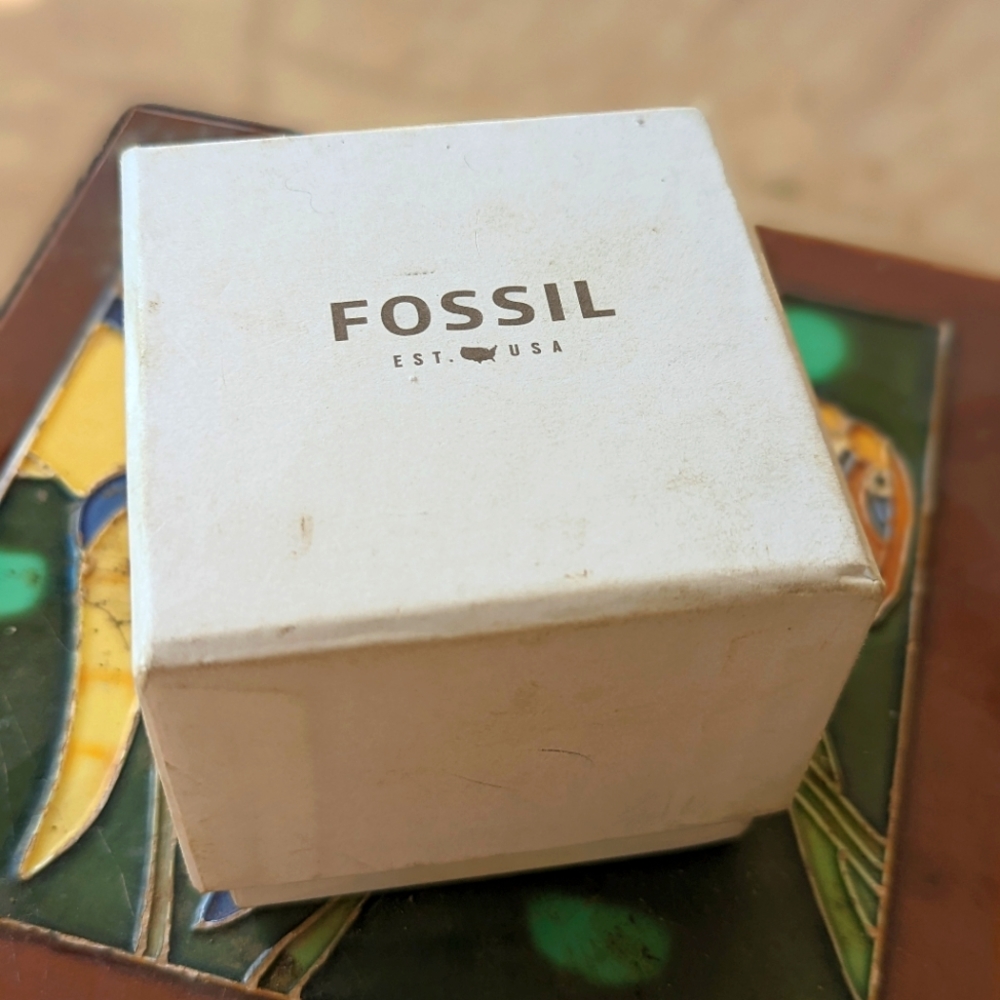 Fossil men's moving watch